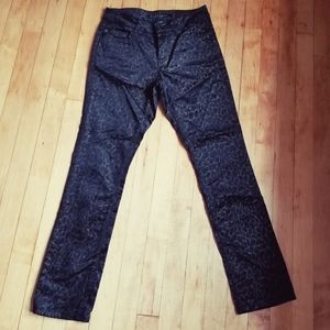 Liverpool Petite Black Leopard Print Pants
